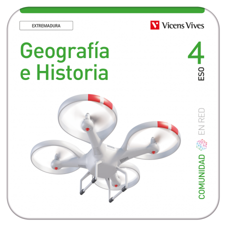 Geografía e Historia 4. Extremadura. Comunidad en Red (Edubook...