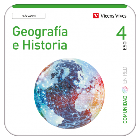 Geografía e Historia 4. País Vasco. Comunidad en Red (Edubook Digital)