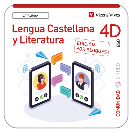 Lengua Castellana y Literatura. 4D Diversidad Catalunya. (Comunidad en Red). Edición por bloques (Edubook Digital)