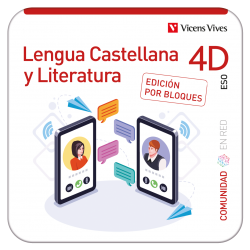 Lengua Castellana y Literatura 4D. (Comunidad en Red). Ed. por bloques (Edubook Digital)