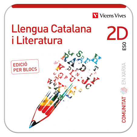 Llengua Catalana i Literatura 2D Cat (Ctat en Xarxa). Edició per bloc (Edubook Digital)