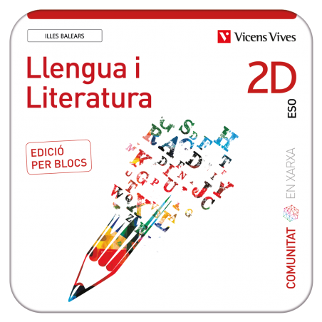 Llengua i Literatura 2D. Balears (Comunitat en Xarxa) Edició per blocs (Edubook Digital)