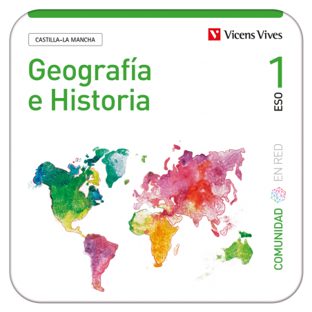 Geografía e Historia 1. Castilla-La Mancha Comunidad en Red (Edubook Digital)