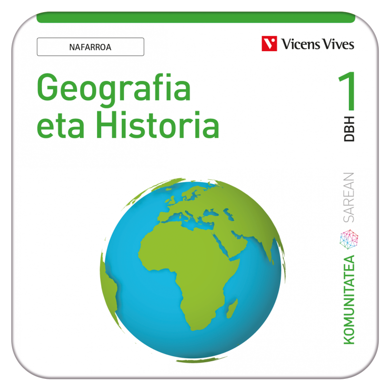 Geografia eta Historia 1. Nafarroa. Komunitatea Sarean (Edubook Digital)