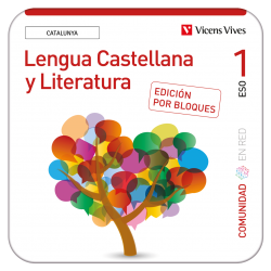 Lengua Castellana y Lit. 1. Catalunya. (Cdad. En Red). Ed. por bloques (Edubook Digital)
