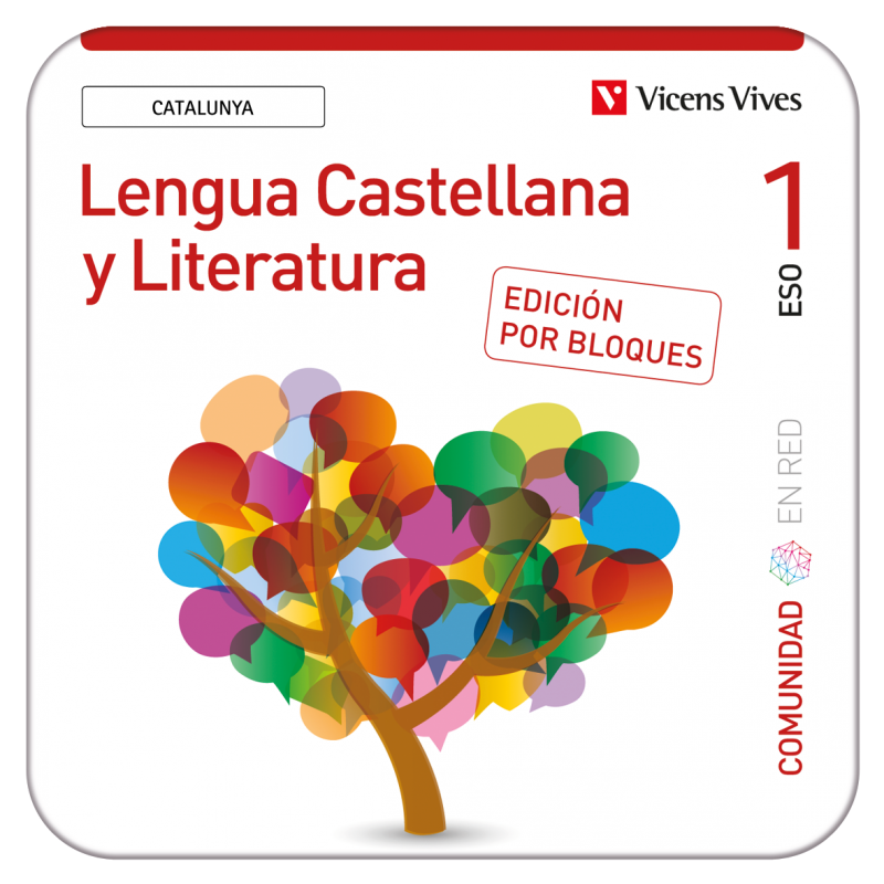 Lengua Castellana y Literatura 1. Catalunya. (Comunidad En Red). Edición por bloques (Edubook Digital)