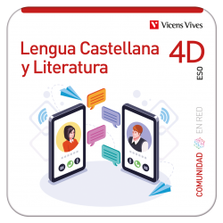 Lengua Castellana y Literatura 4D. (Comunidad en Red). Edición combinada (Edubook Digital)