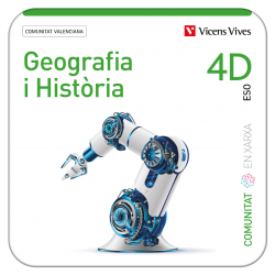 Geografia i Història 4D. Comunitat Valenciana. (Comunitat en Xarxa) (Edubook Digital)
