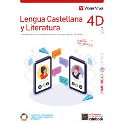 Lengua Castellana y Literatura 4D. (Comunidad en Red). Edición por bloques.