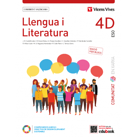 Llengua i Literatura 4D. C. Valenciana. (Comunitat en Xarxa) Edició per blocs