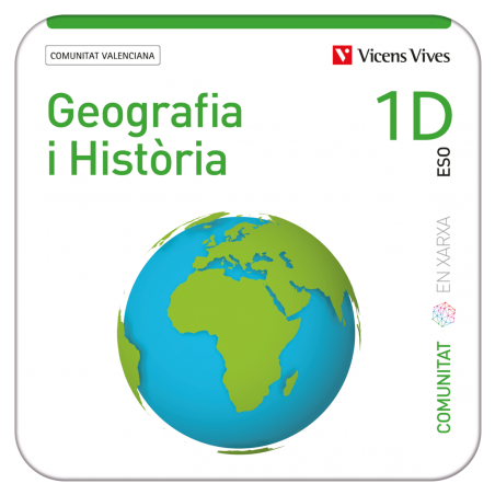 Geografia i Història 1D Diversitat. Comunitat Valenciana (Comunitat en Xarxa) (Edubook Digital)