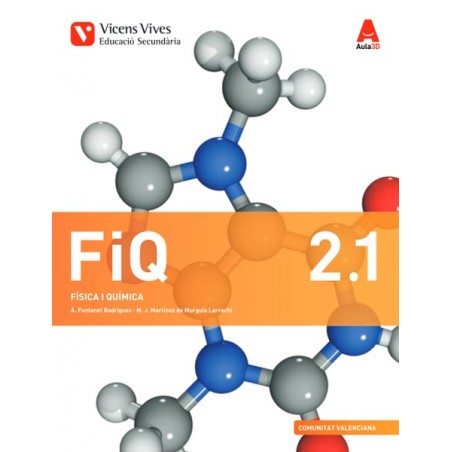 FiQ 2. Comunitat Valenciana. Física i Química. llibre 1 i 2 (Aula 3D)