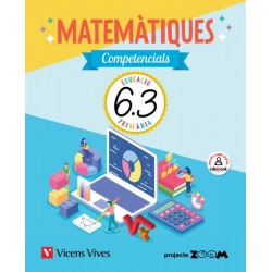 Matemàtiques Competencials 6. Catalunya. Llibre 1, 2 i 3 (P.Zoom)