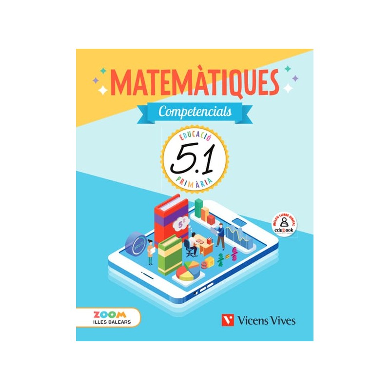 Matemàtiques Competencials 5. Illes Balears. Llibre 1, 2 i 3 (P.Zoom)