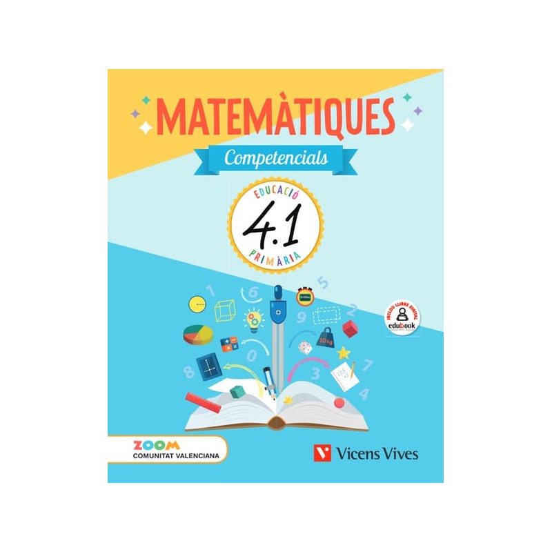 Matemàtiques Competencials 4. Comunitat Valenciana. Llibre1,2 i 3 (P.Zoom)