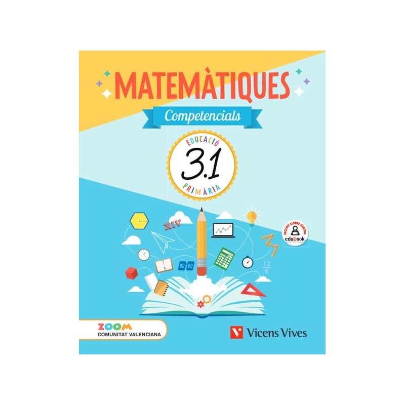 Matemàtiques Competencials 3. Comunitat Valenciana. Llibre 1, 2 i 3. (P. Zoom)