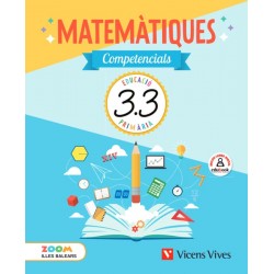 Matemàtiques Competencials 3. Illes Balears. Llibre 1, 2 i 3. (P. Zoom)