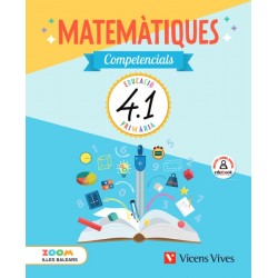 Matemàtiques Competencials 4. Illes Balears. Llibre1,2 i 3 (P.Zoom)