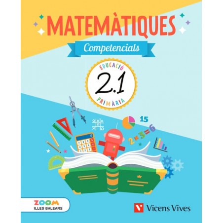 Matemàtiques Competencials 2. Illes Balears llibre 1, 2 i 3 (P. Zoom)