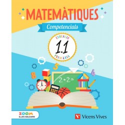 Matemàtiques Competencials 1. Illes Balears. Llibre 1, 2 i 3. (P. Zoom)