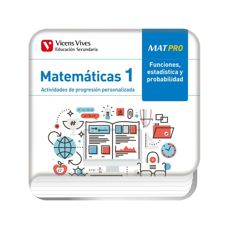MAT PRO 1. Matemáticas. Funciones, estadística y probabilidad (Digital)