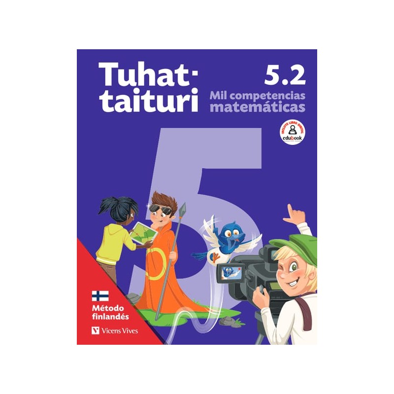 Tuhattaituri 5.2. Matemáticas. Libro y fichas (Método finlandés)