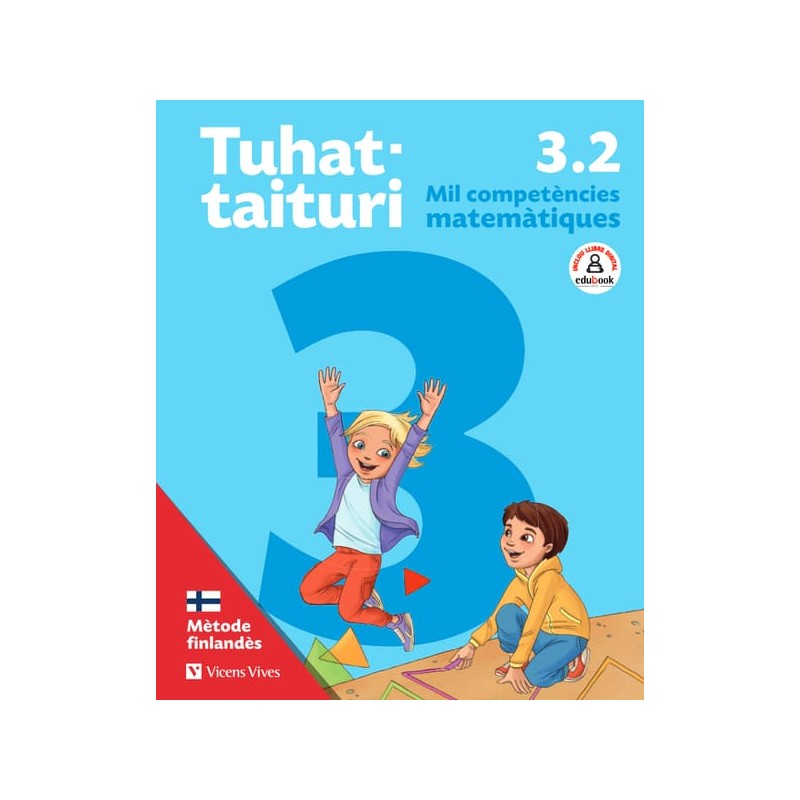Tuhattaituri 3.2. Matemàtiques. Llibre i fitxes.Català (Mètode finlandès)