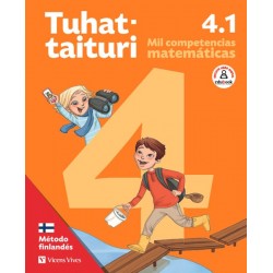 Tuhattaituri 4.1. Matemáticas. Libro y fichas (Método finlandés)