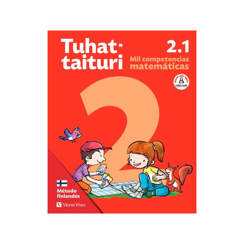 Tuhattaituri 2.1. Matemáticas. Libro y fichas (Método finlandés)