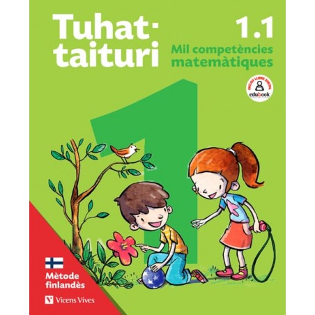 Tuhattaituri 1.1. Matemàtiques. Llibre i fitxes.Català (Mètode finlandès)