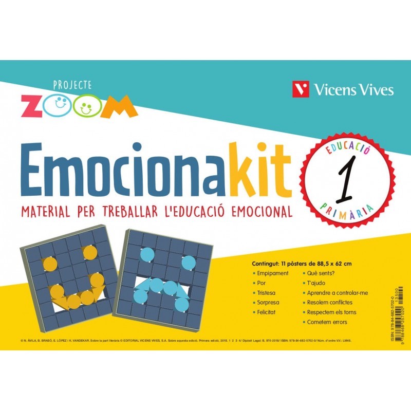 Emocionakit 1. Material per a l'educació emocional (P. Zoom)