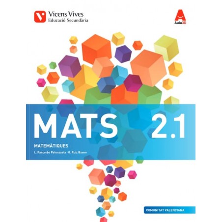 MATS 2. Comunitat Valenciana. Matemàtiques. Llibre 1, 2 i 3 (Aula 3D)