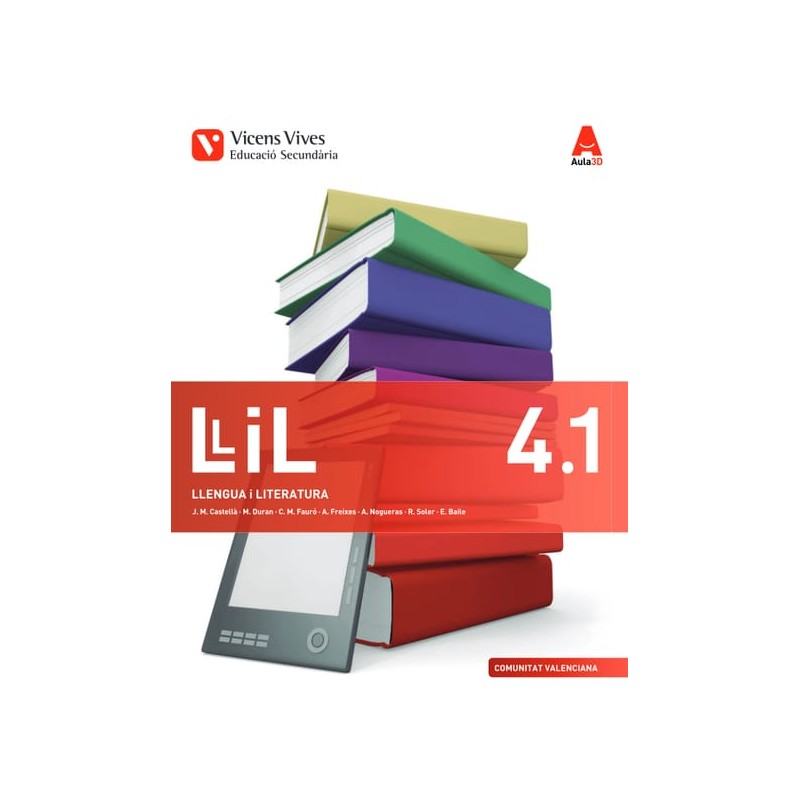 Llil 4 Comunitat Valenciana. Llengua i Literatura. Llibre 1 i 2 (Aula 3D)
