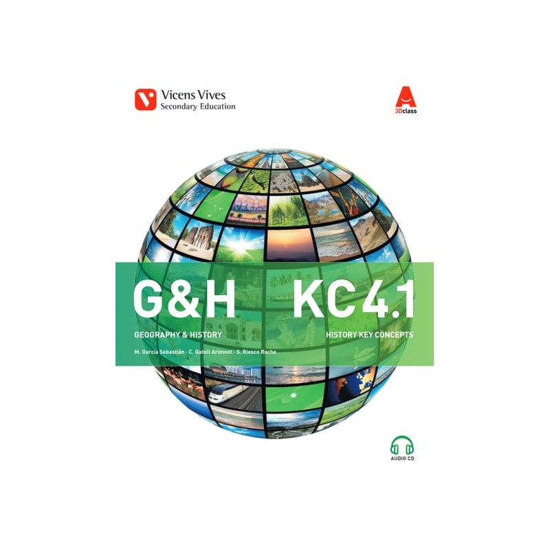 G&H KC4. History Key Concepts. Book 1, 2 and CD 1, 2. (3D class)
