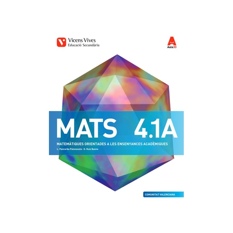 MATS 4 A.Ctat. Valenciana.Matemátiques Acadèmiques. Llibre 1, 2 i 3 (Aula 3D)