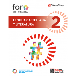 Lengua Castellana y Literatura 2+Separata Ortografía 2. Edición combinada Andalucía (Faro)