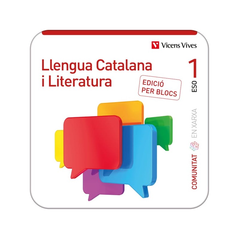 Llengua Catalana i Literatura 1. Catalunya. (Comunitat en Xarxa). Edició per blocs (Edubook Digital)