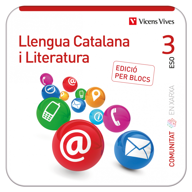 Llengua Catalana i Literatura 3 Catalunya. (Comunitat en Xarxa). Edició per blocs (Edubook Digital)