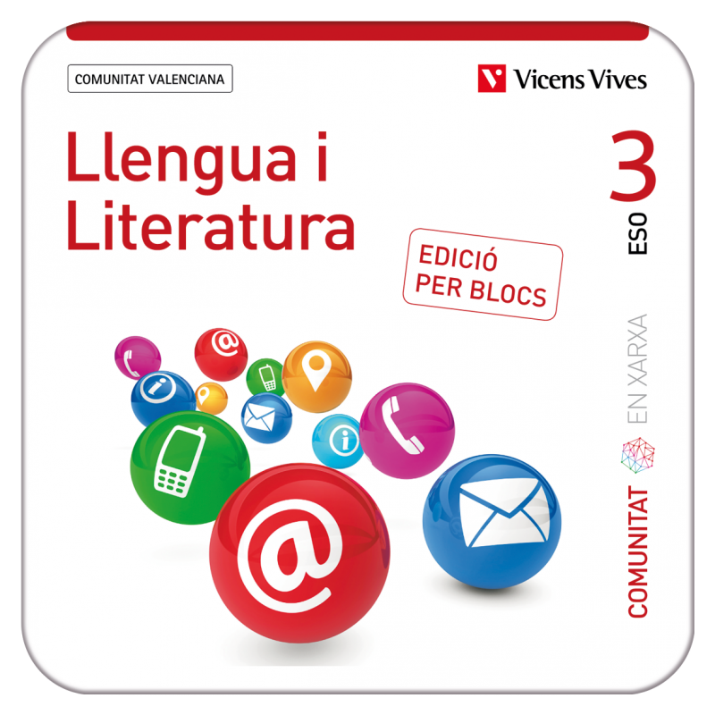 Llengua i Literatura 3 Comunitat Valenciana. (Comunitat en Xarxa) Edició per blocs (Edubook Digital)