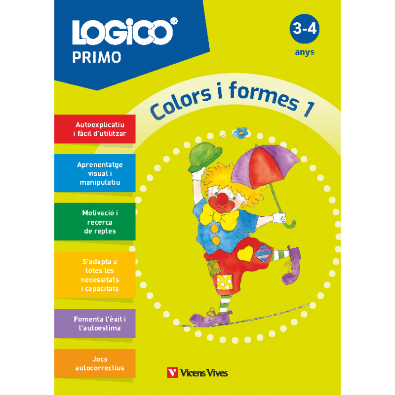 Logico Primo. Colors i formes 1 (3-4 anys)