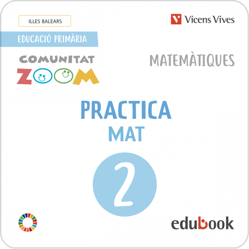 PracticaMat 2. Matemàtiques activitats. Illes Balears Comunitat Zoom (Edubook Digital)