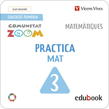 PracticaMat 3. Matemàtiques activitats. Illes Balears Comunitat Zoom (Edubook Digital)