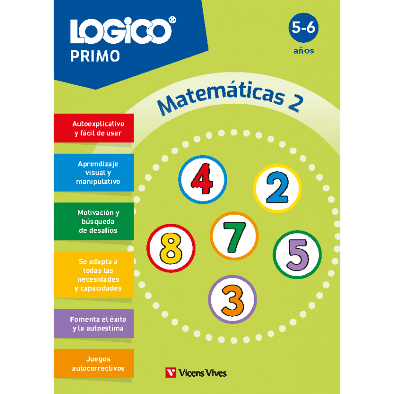 Logico Primo. Matemáticas 2 (5-6 años)