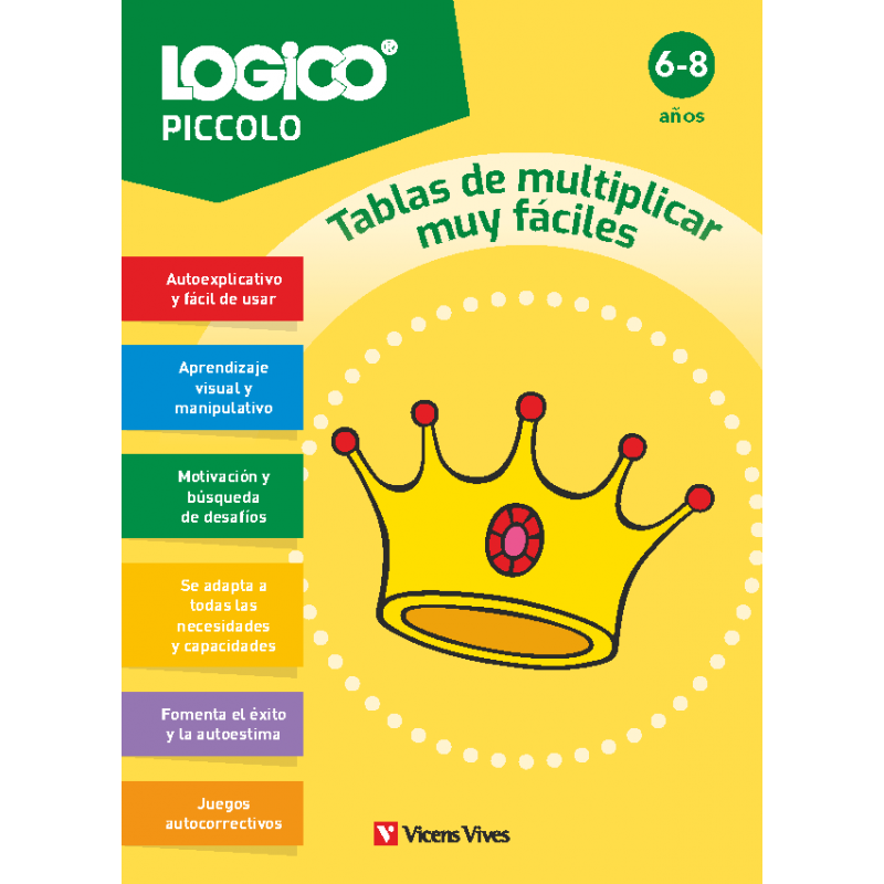 Logico Piccolo. Tablas de multiplicar muy fáciles. (6-8 años)