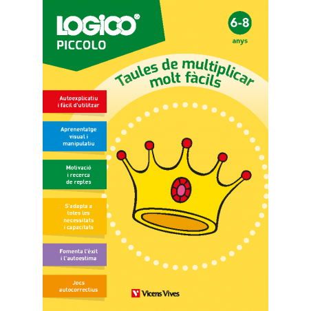 Logico Piccolo. Taules de multiplicar molt fàcils (6-8 anys)