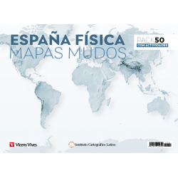 Pack 50 Mapas mudos España física con actividades