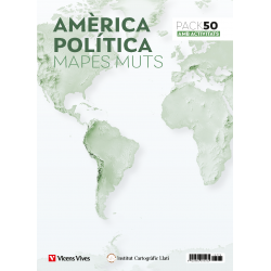 Pack 50 Mapes muts Amèrica política amb activitats