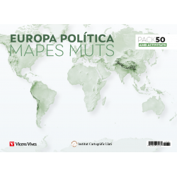 Pack 50 Mapes muts Europa política amb activitats