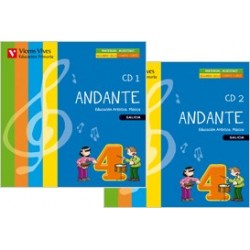 Andante 4 CD's Material Auditivo. Galicia