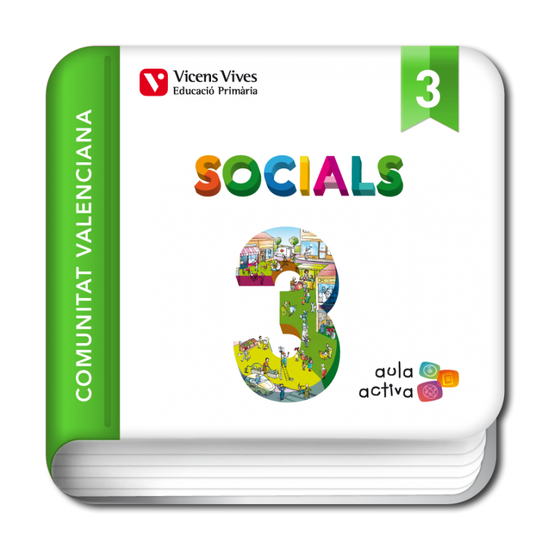 Socials 3. Comunitat Valencia. (Digital)  (Aula Activa)